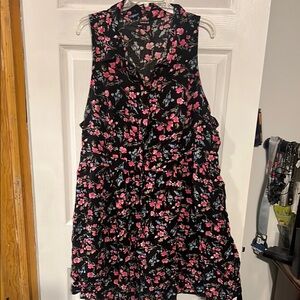 Torrid Black and Pink Floral dress